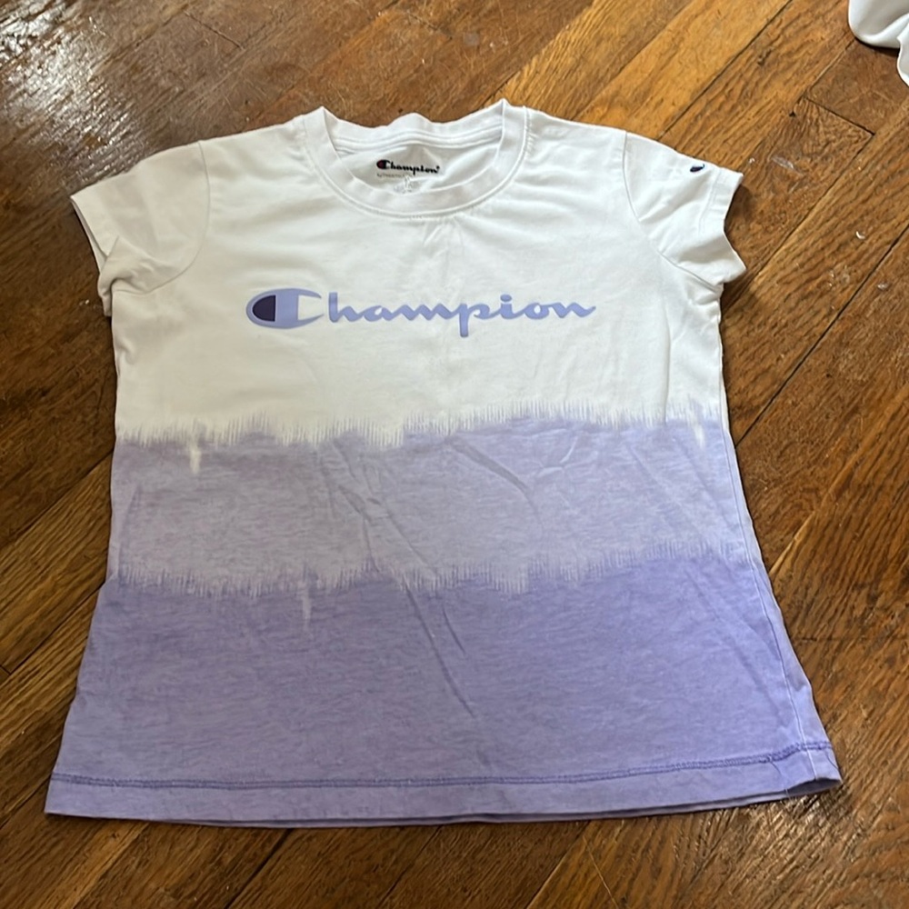 Champion multi purple color t shirt